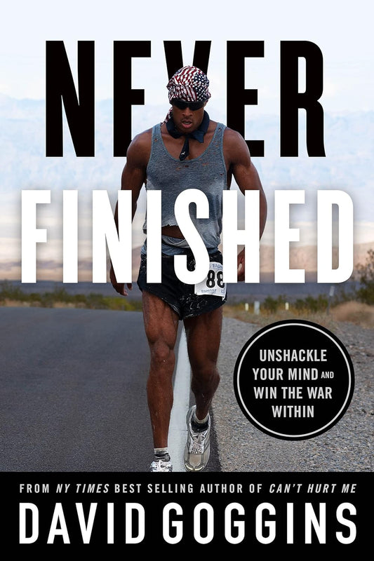 Hardcover Never Finished by David Goggins